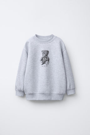BEAR PRINT SWEATSHIRT - Image 1