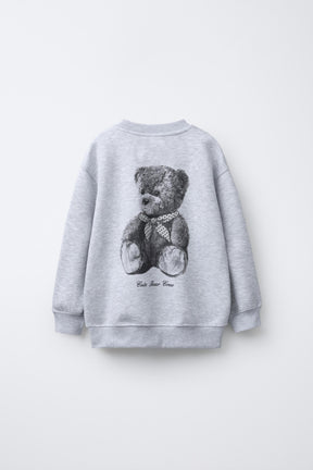 BEAR PRINT SWEATSHIRT - Image 2