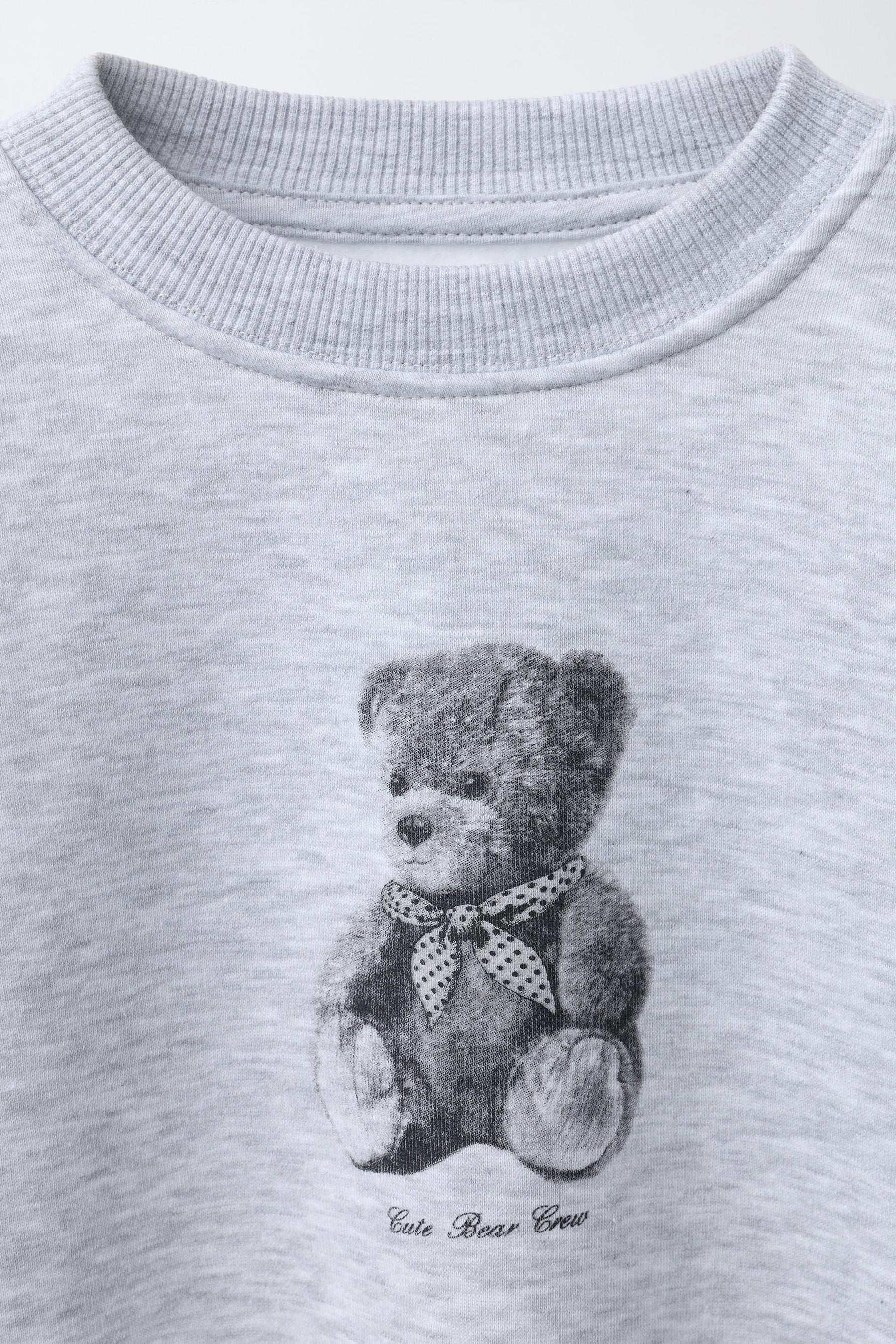 BEAR PRINT SWEATSHIRT - Image 3