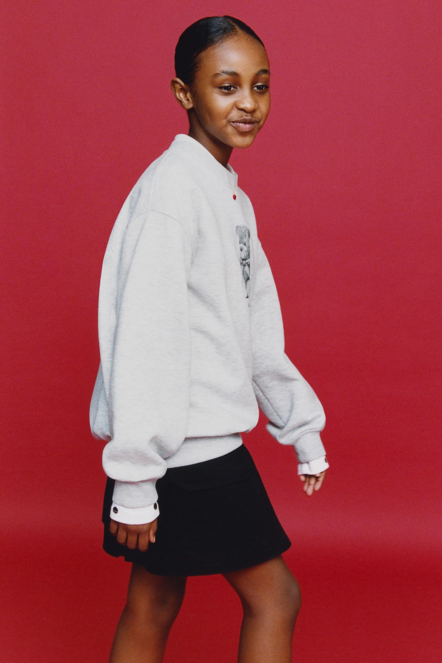 BEAR PRINT SWEATSHIRT - Image 5
