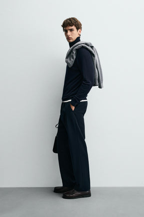 BASIC HIGH NECK SWEATER - Image 4