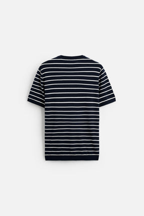 VISCOSE BLEND KNIT T-SHIRT - Image 6