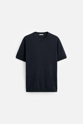 VISCOSE BLEND KNIT T-SHIRT - Image 6