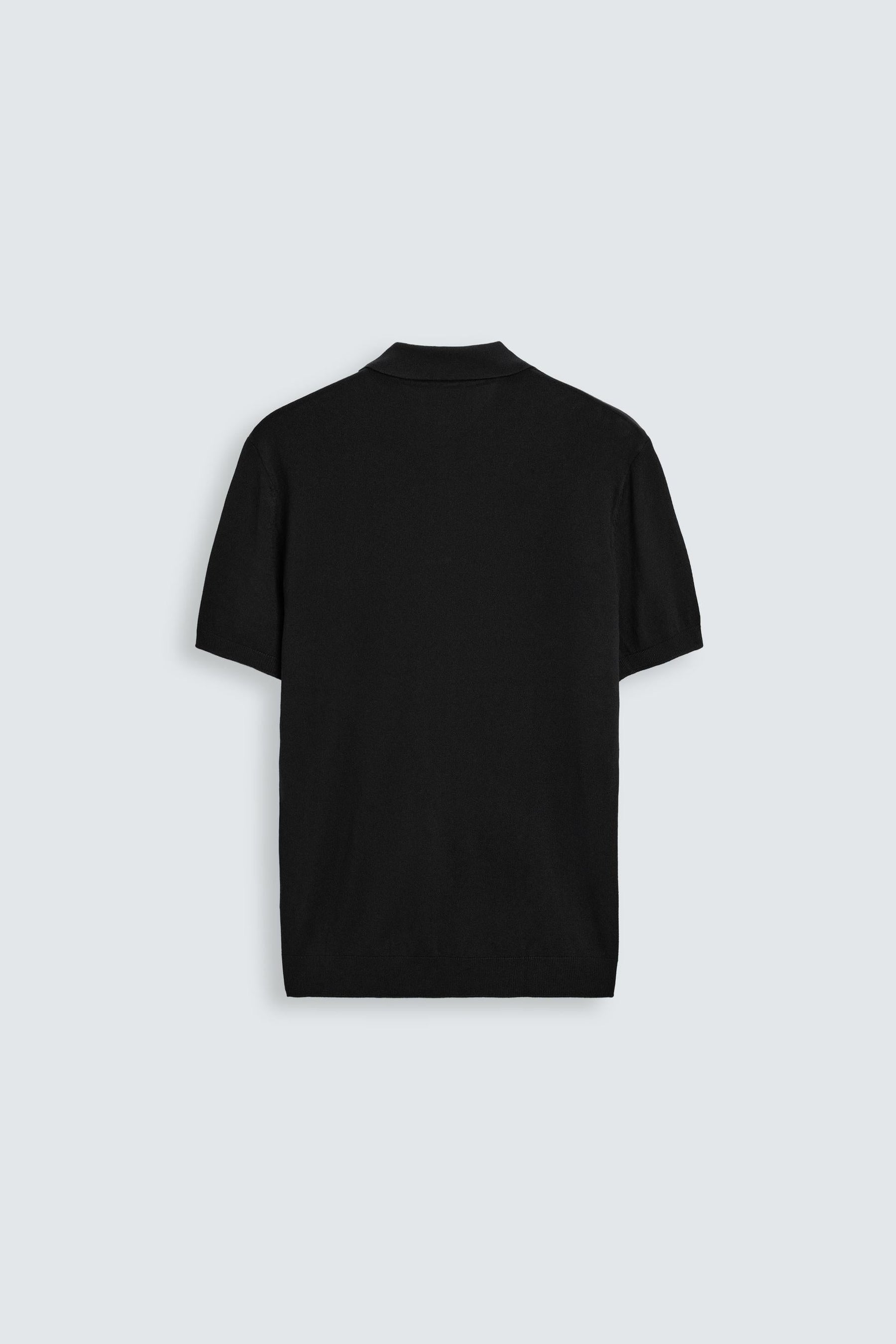 VISCOSE BLEND KNITTED POLO SHIRT - Image 7