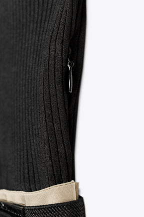 BELTED COMBINATION DRESS