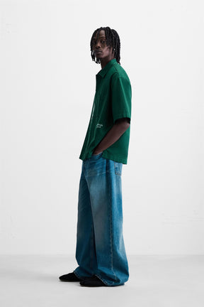 EMBROIDERED TEXTURED OVERSHIRT - Image 4