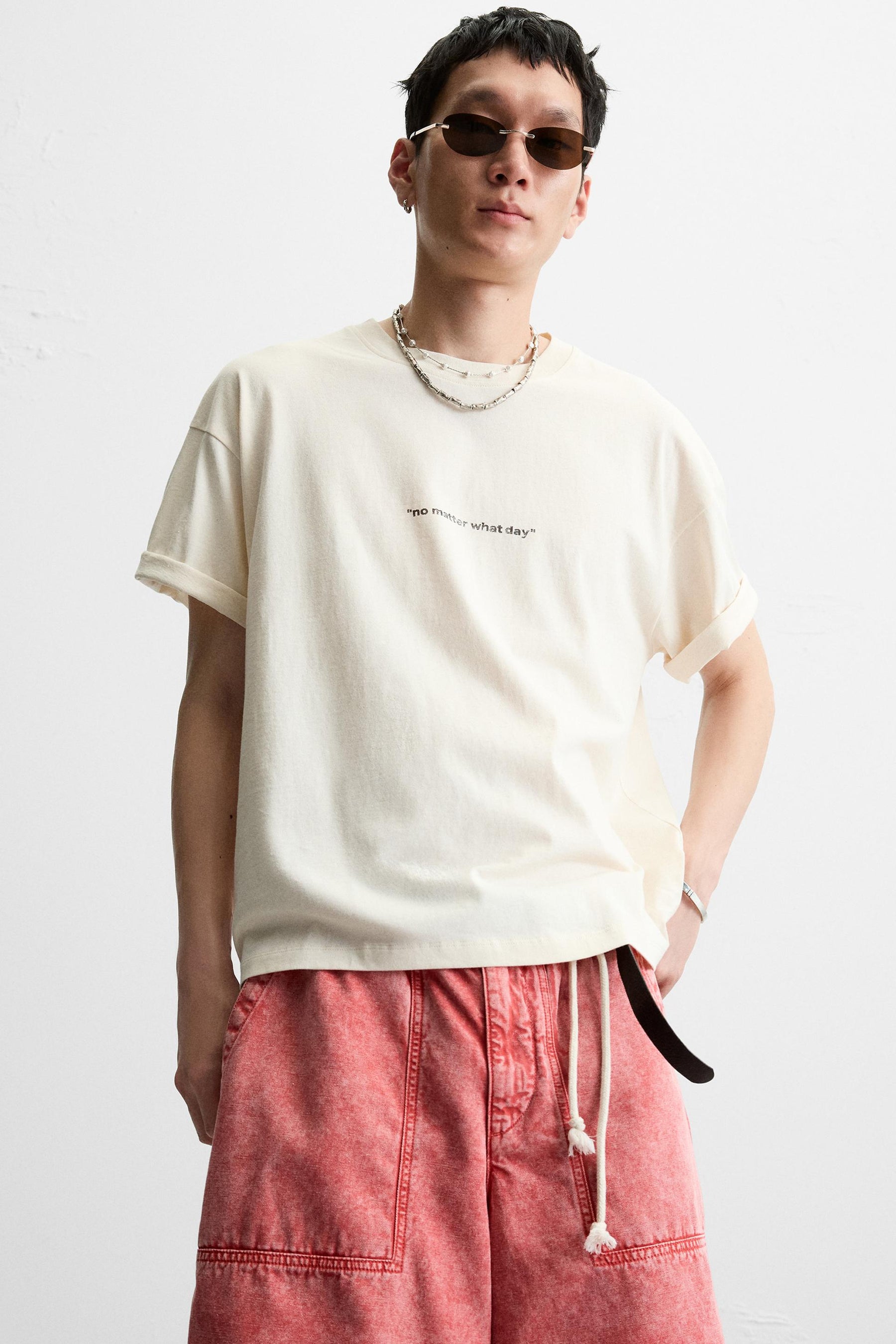 WASHED PRINT T-SHIRT - Image 5
