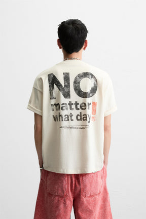 WASHED PRINT T-SHIRT - Image 3