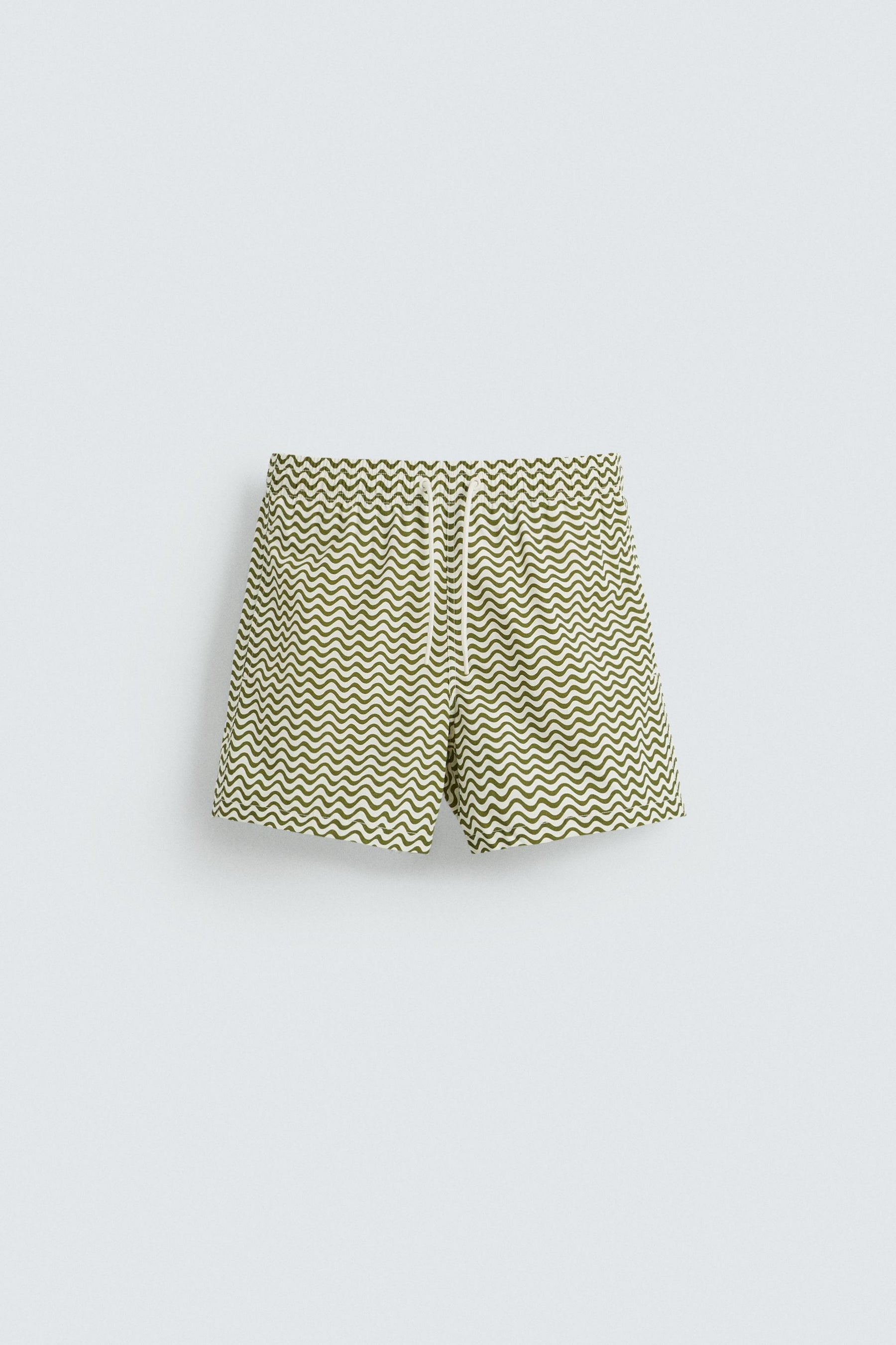 WAVY MID-LENGTH SWIMMING TRUNKS - Image 6