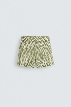 WAVY MID-LENGTH SWIMMING TRUNKS - Image 7