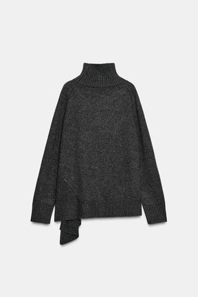 Asymmetric Wool Jumper