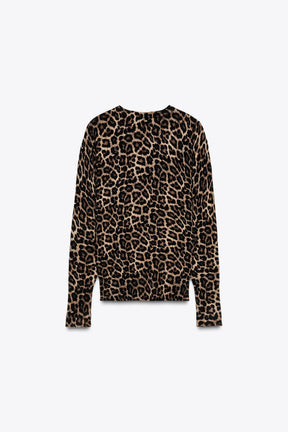 ANIMAL PRINT KNIT JUMPER - Image 5