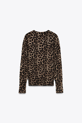 ANIMAL PRINT KNIT JUMPER - Image 5