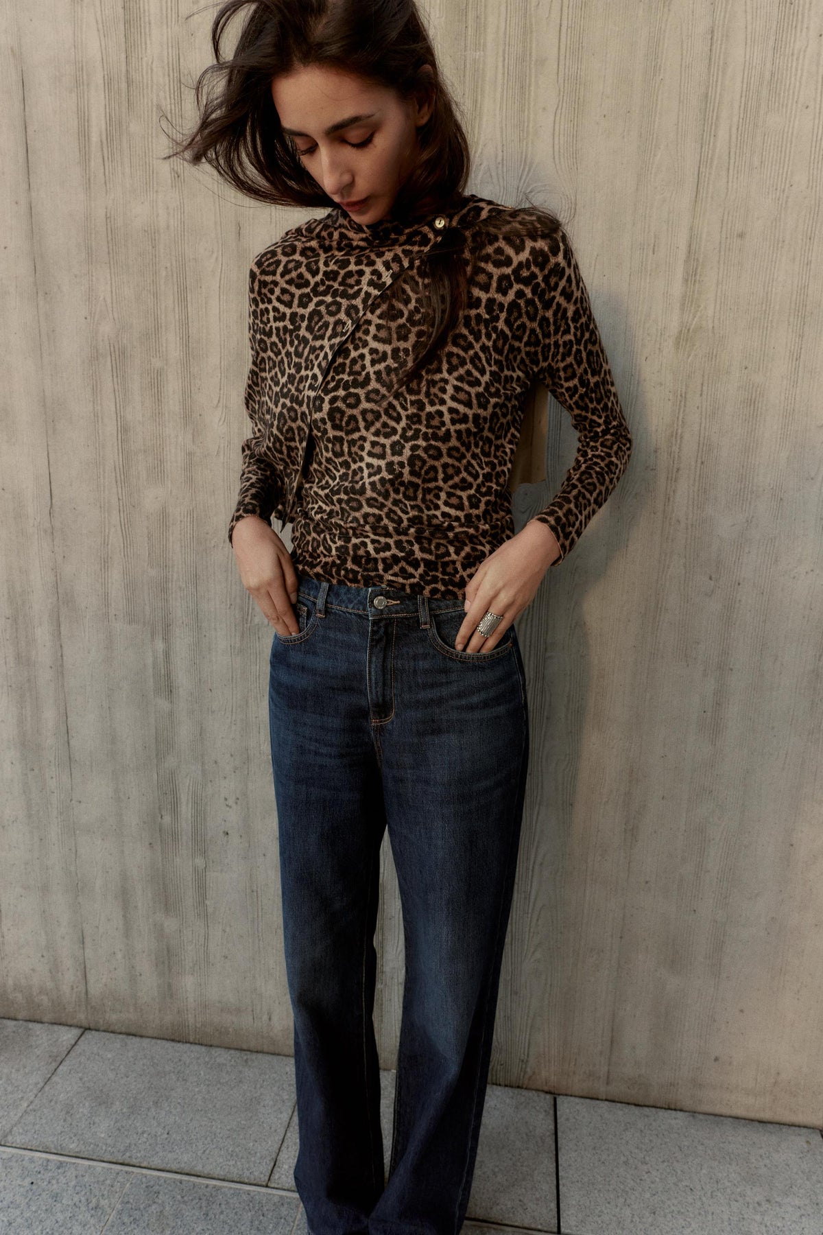 ANIMAL PRINT KNIT JUMPER - Image 1