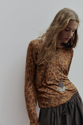 Animal Print Jumper