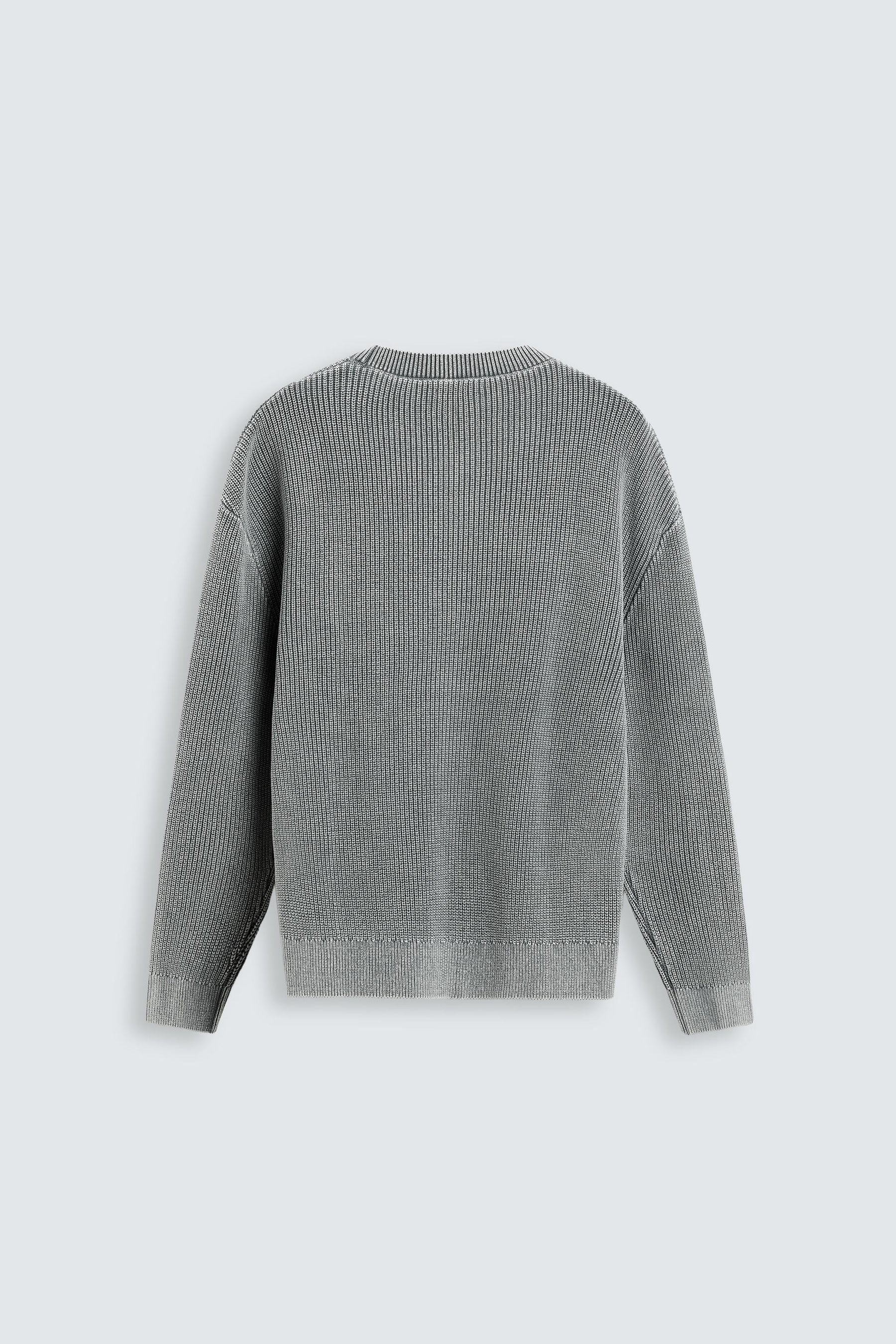 Washed Ribbed Knit
