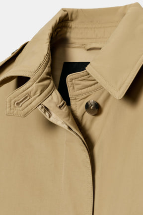 ZW COLLECTION PADDED TRENCH COAT WITH BELT - Image 6