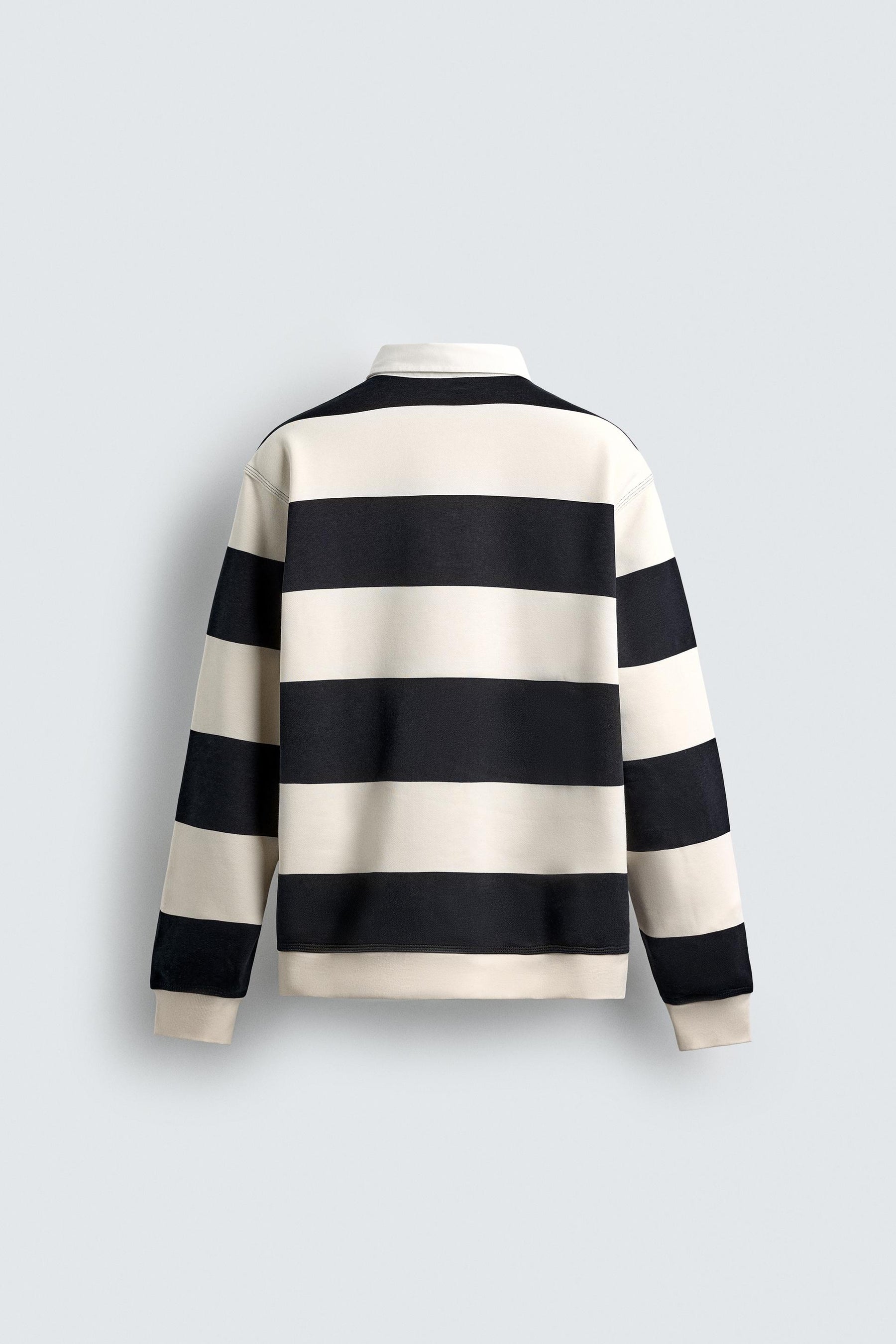 SWEATSHIRT WITH CONTRAST POLO COLLAR - Image 7