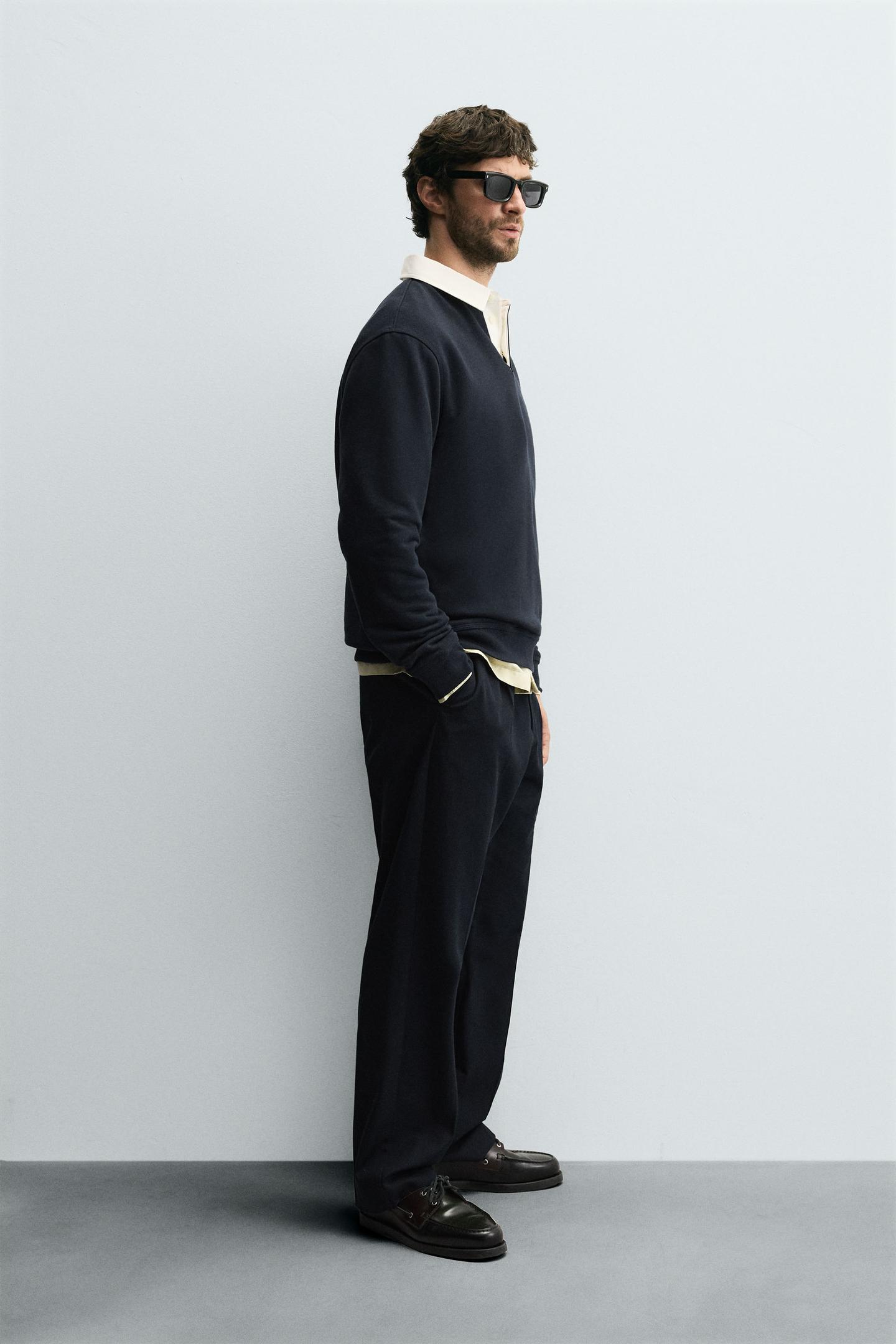 Contrast Collar Polo