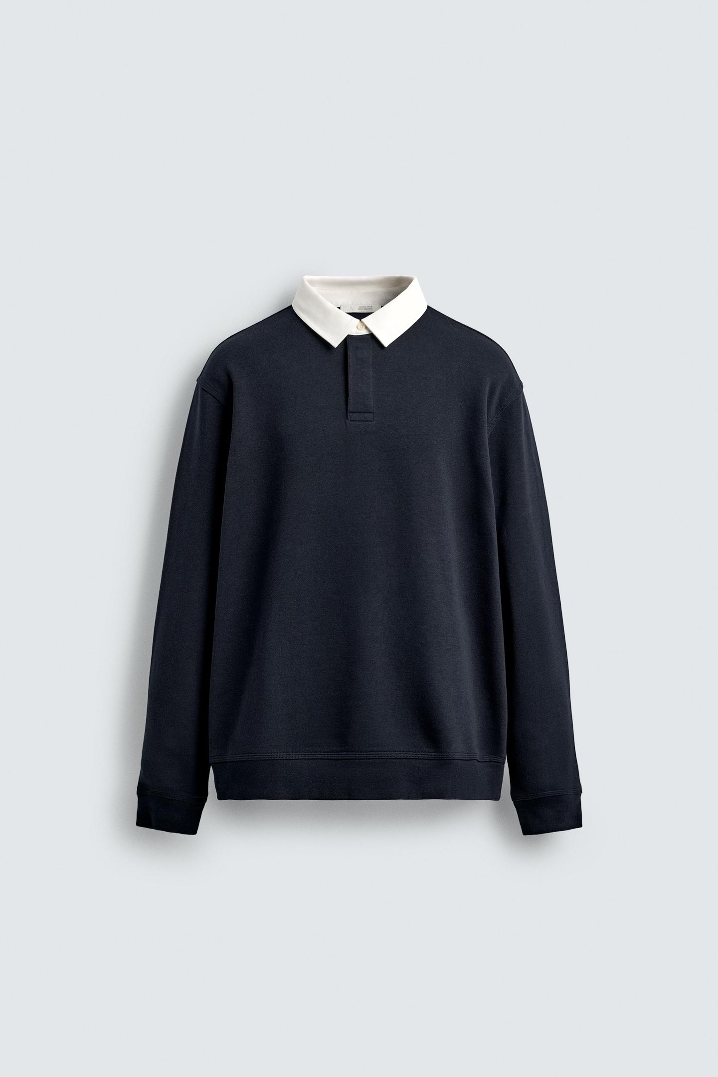 Contrast Collar Polo