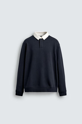 Contrast Collar Polo