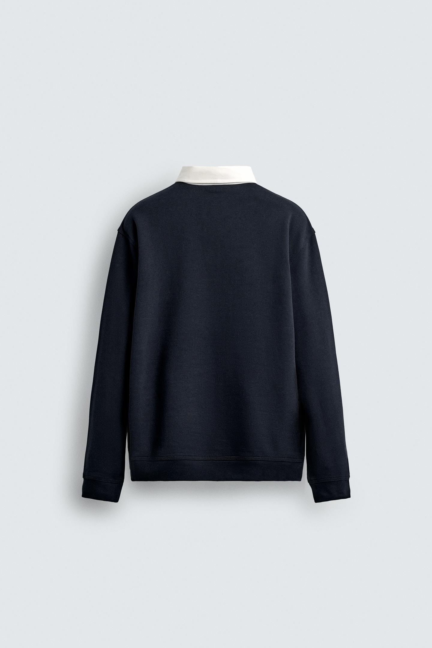 Contrast Collar Polo