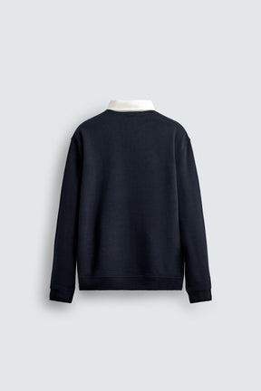 Contrast Collar Polo