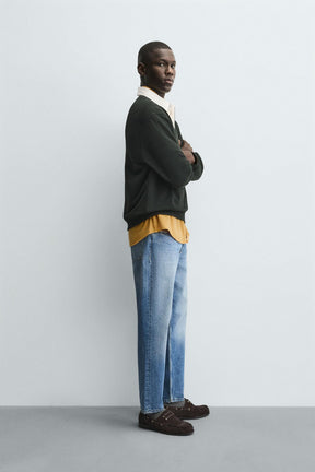 Contrast Collar Polo