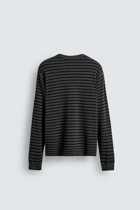BASIC WAFFLE-KNIT T-SHIRT - Image 6