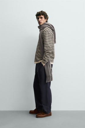 STRIPED TEXTURED JACKET - Image 4