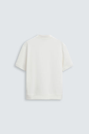 VERTICAL TEXTURED POLO SHIRT - Image 6