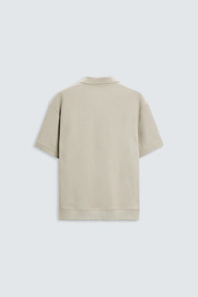 VERTICAL TEXTURED POLO SHIRT - Image 7