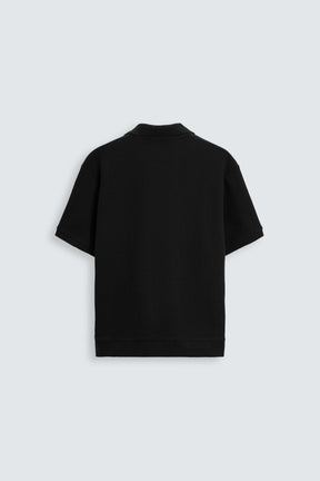 VERTICAL TEXTURED POLO SHIRT - Image 6