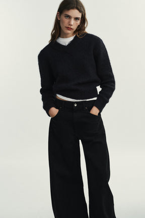 OVERSIZE MID-WAIST JEANS