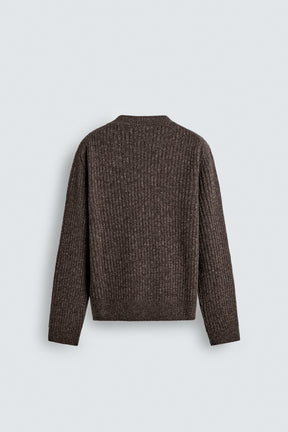 LIMITED EDITION RIBBED V-NECK JUMPER - Image 8