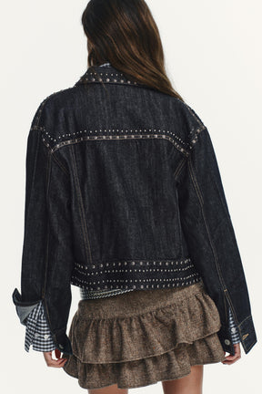 DENIM-EFFECT JACKET