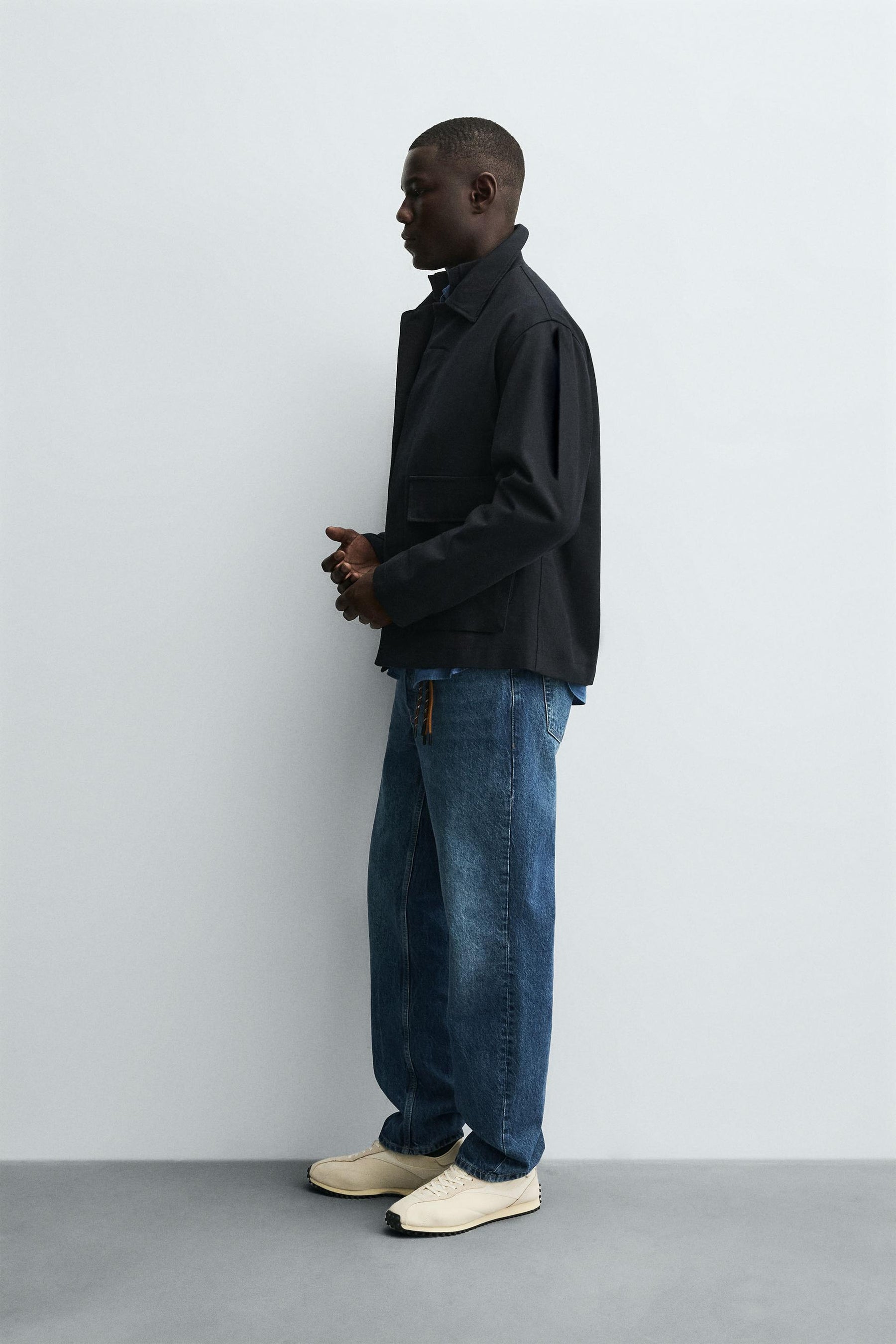 TWILL TEXTURED OVERSHIRT - Image 4