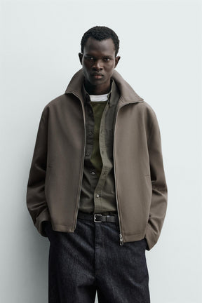 Überhemd aus strukturiertem Twill