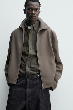Twill-Overshirt-Jacke