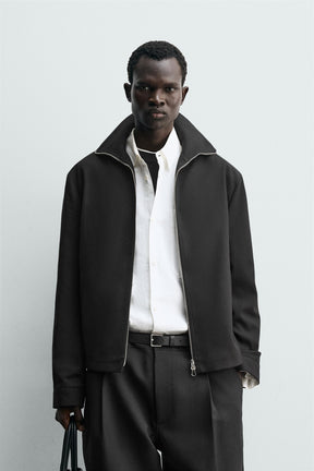 Twill-Overshirt-Jacke