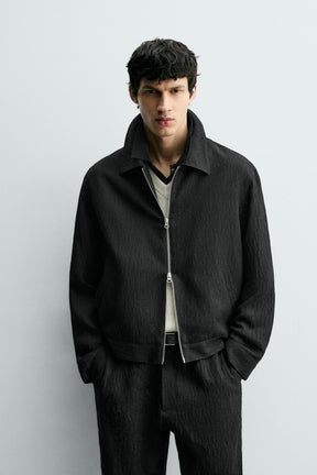 IRREGULAR TEXTURED JACKET - Image 2
