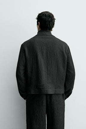 IRREGULAR TEXTURED JACKET - Image 3