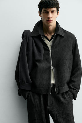 IRREGULAR TEXTURED JACKET - Image 6