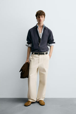 RELAXED FIT FLOWING SHIRT - Image 1