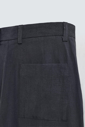 STRAIGHT-LEG FLOWING TROUSERS - Image 9