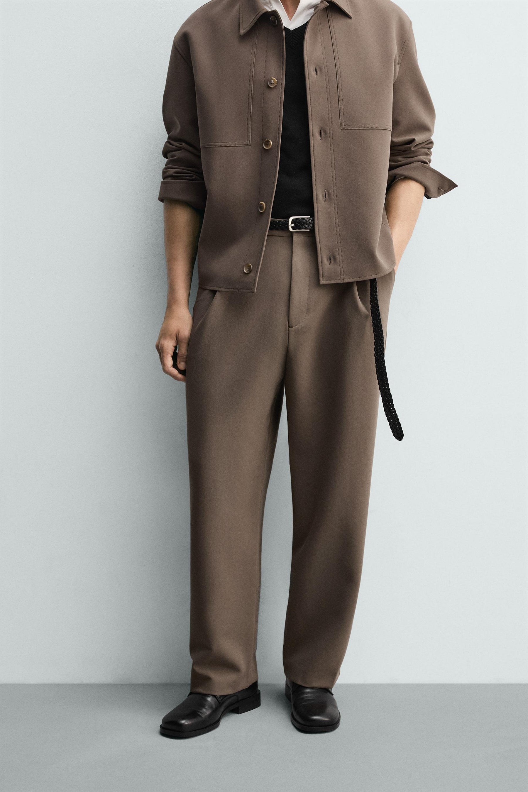 Plissierte, lässige Hose