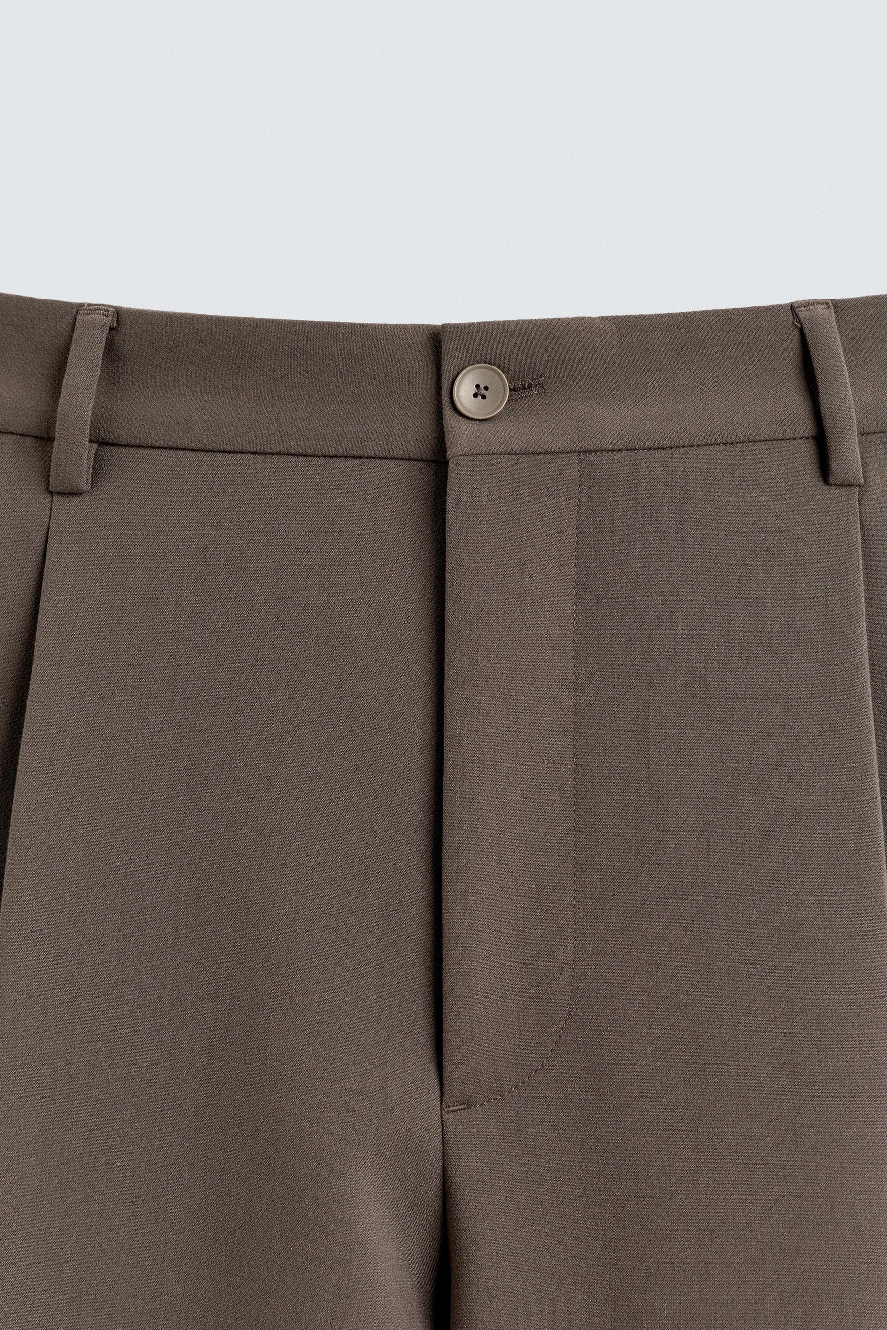 Plissierte, lässige Hose