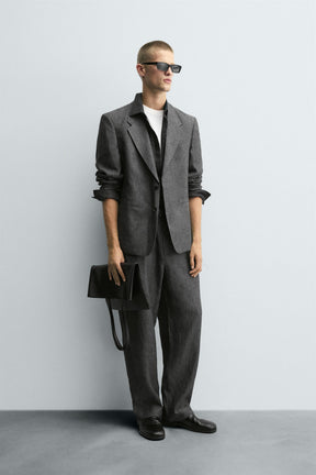 100% LINEN SUIT BLAZER - Image 4