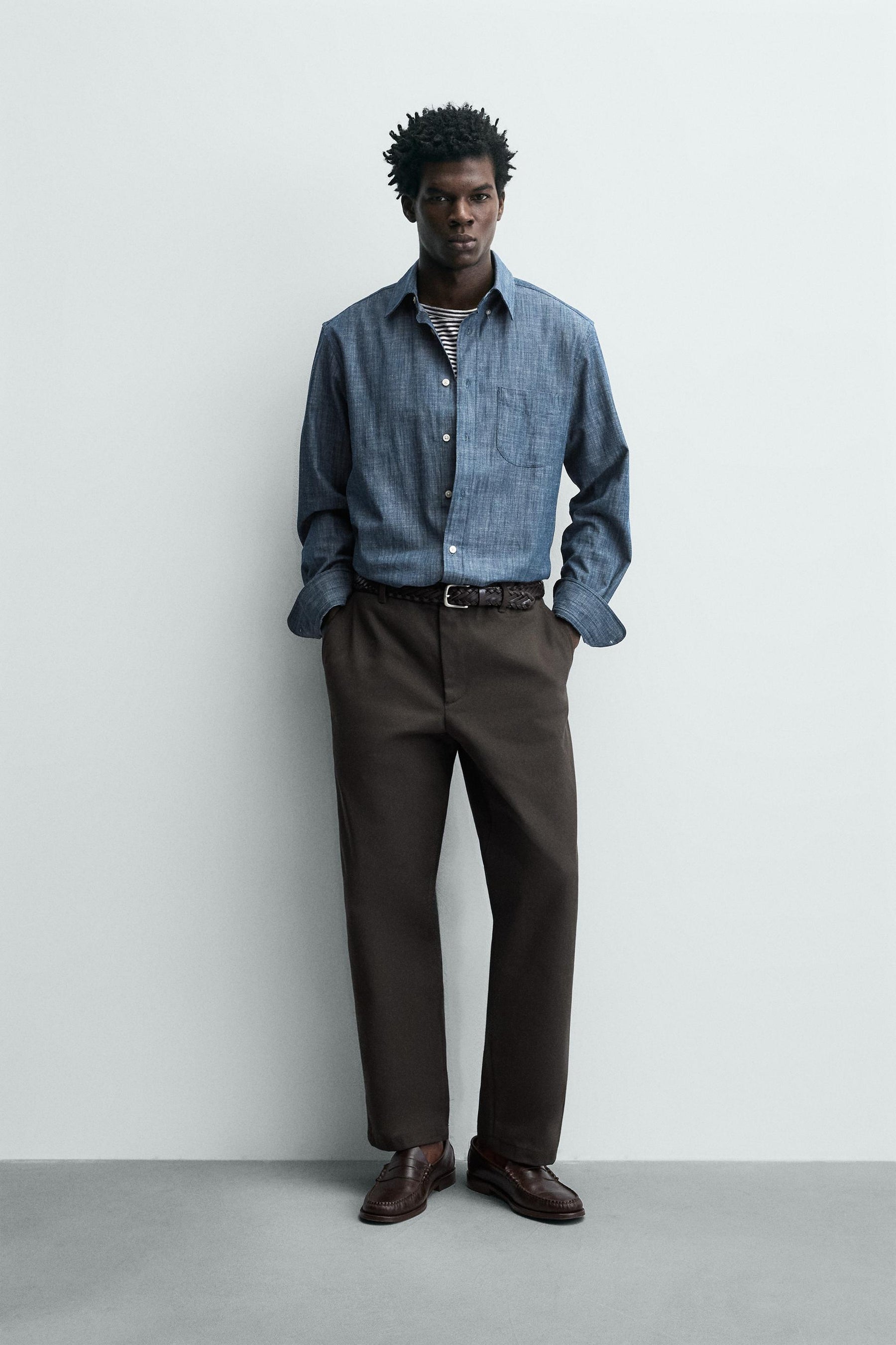 Strukturierte Strumpfhose mit geradem Bein