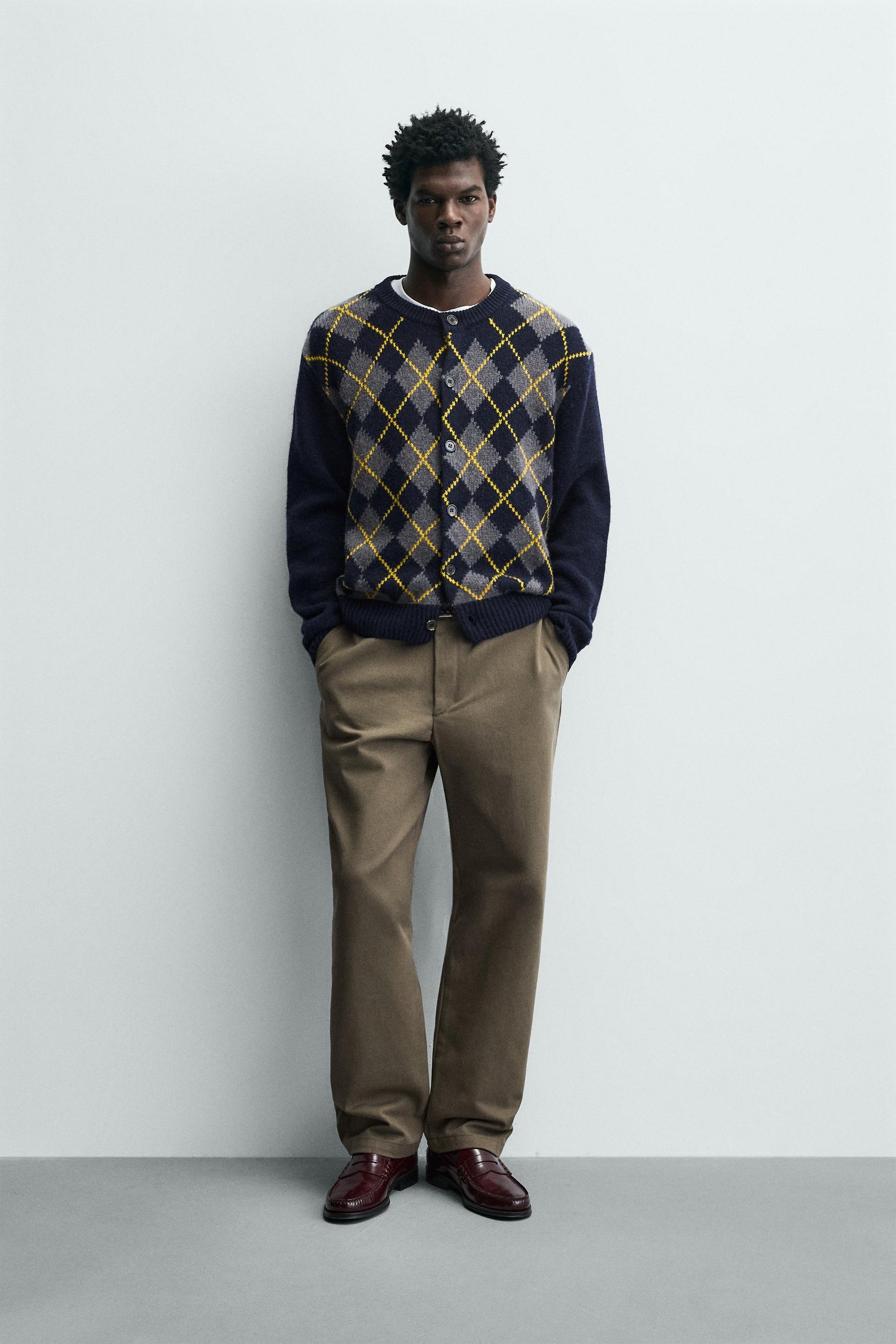 Textured Straight Leg Hose